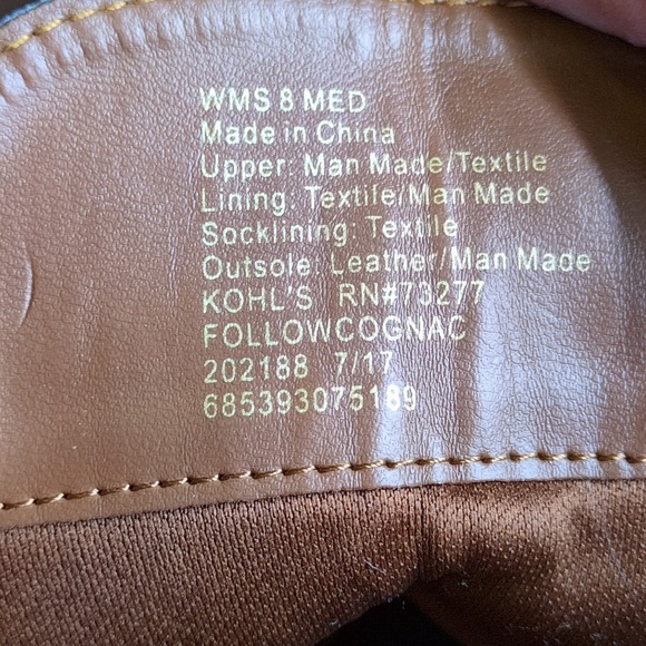 SO Shoes Womens Brown 8 Lace Up Work Boots Side Zip Sweater Collar Hiking - Picture 7 of 12